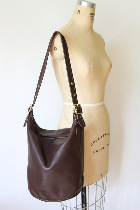COACH Duffle Sac 9085 / Mahogany Large Hobo Feed S