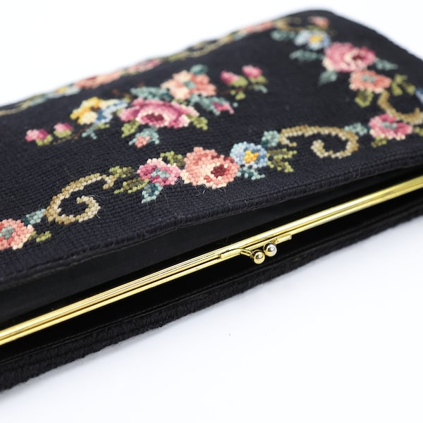 Needlepoint Clutch Etsy
