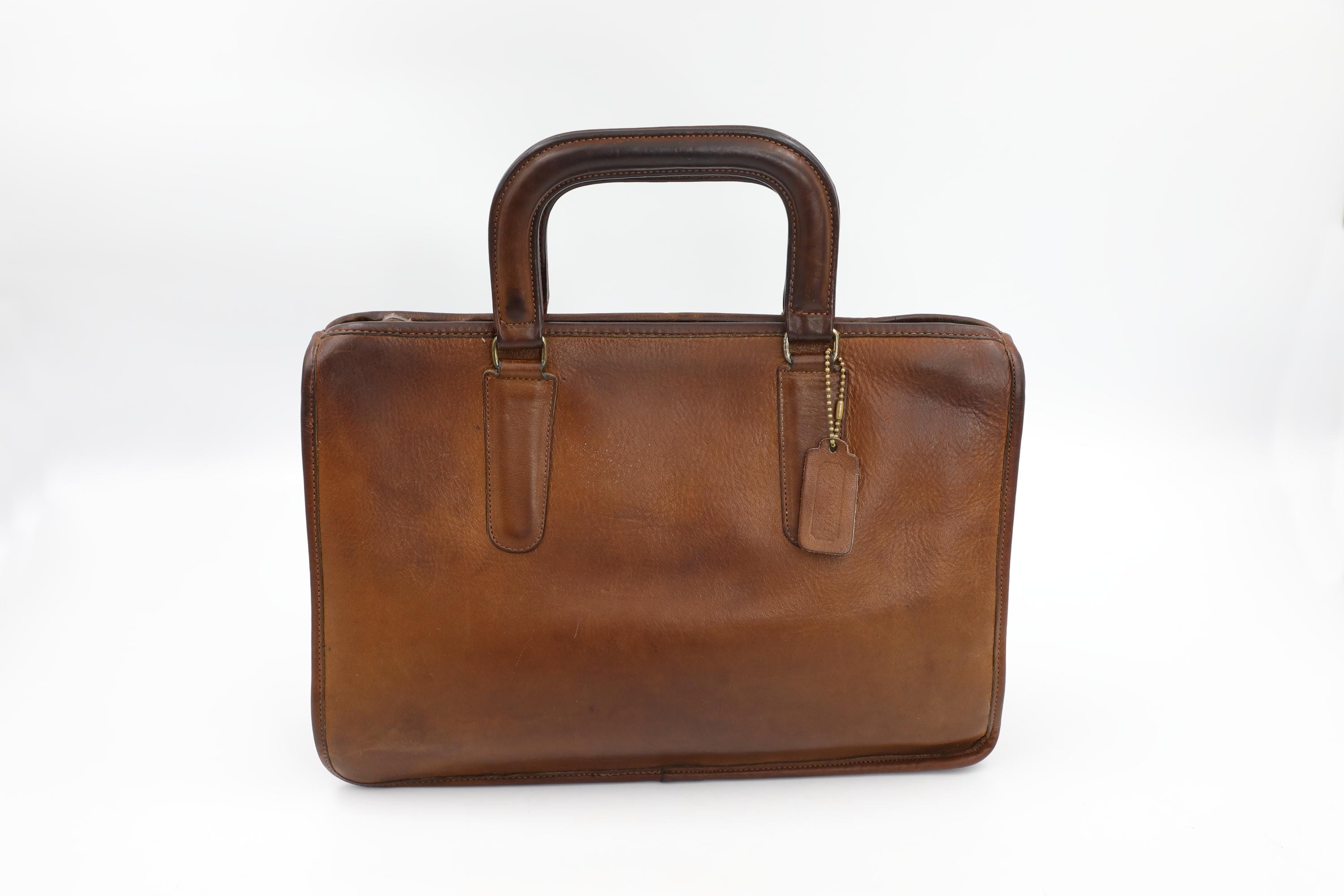 Vintage Coach Leather Briefcase - Etsy
