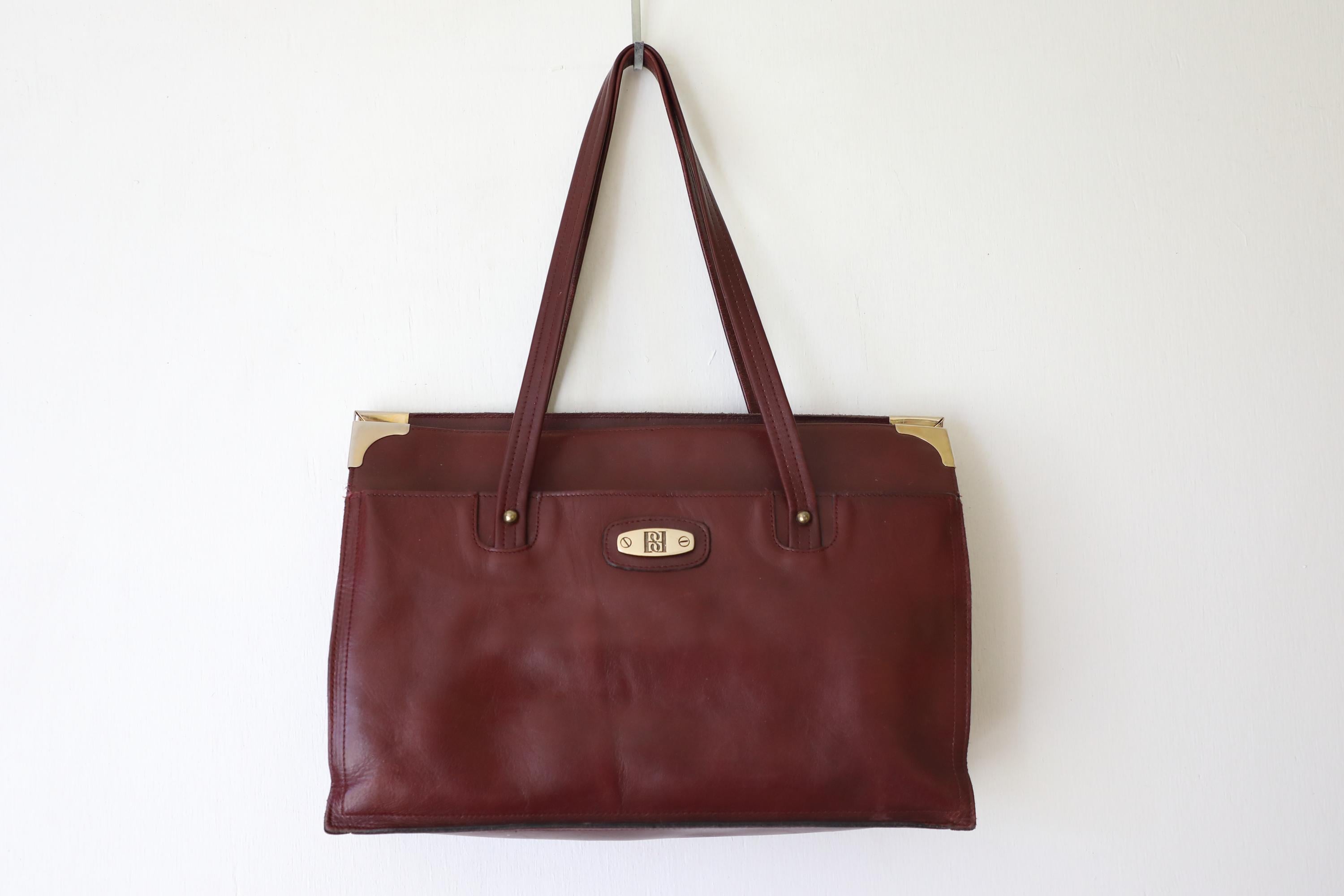 70s leather bag - Etsy 日本