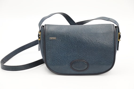 KORET Blue Leather Shoulder Bag - image 3