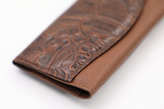 Amity Tooled Checkbook Wallet NWT - image 3