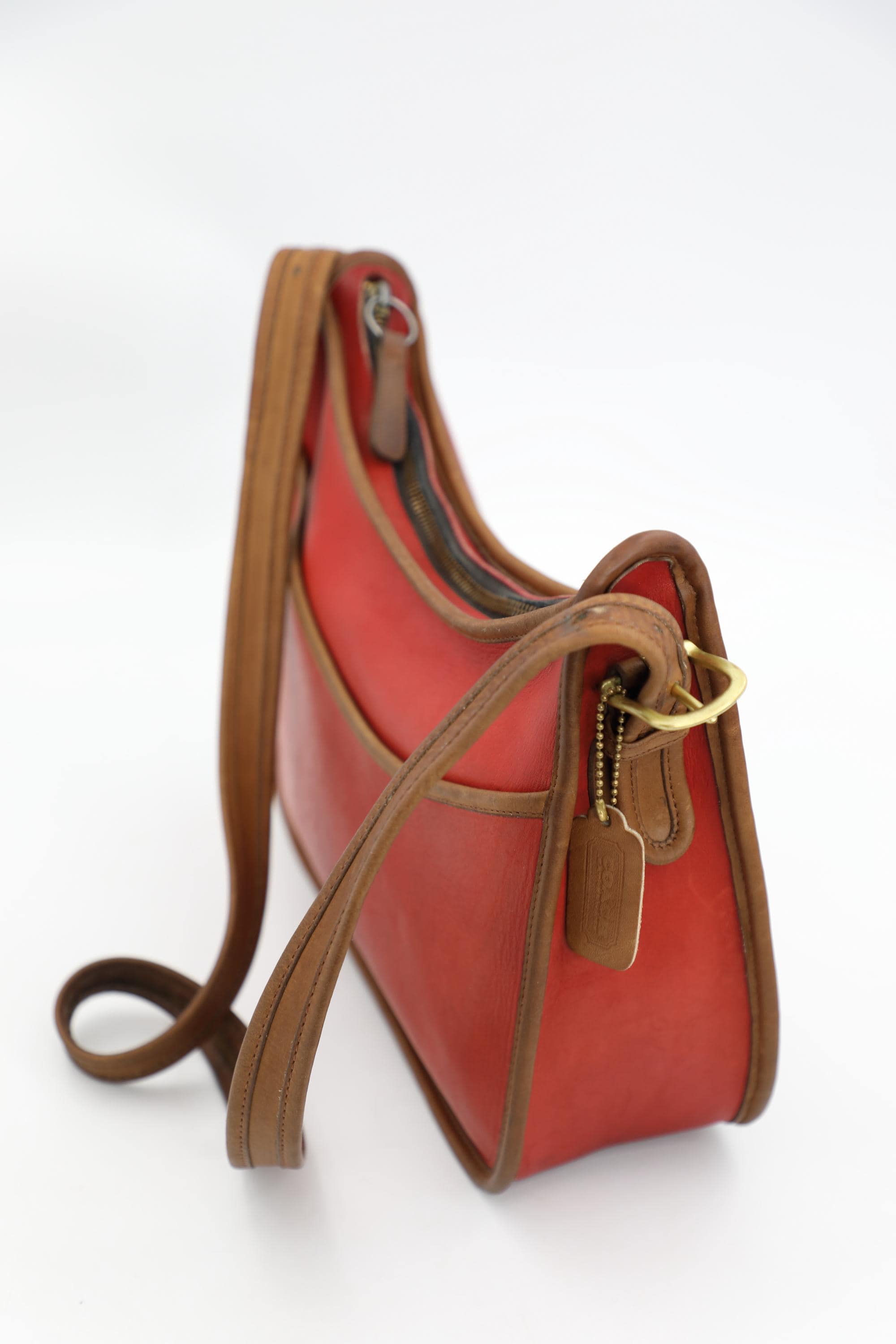 Coach Classic Red Spectator Hobo 6855 - Vintage Crossbody Bag