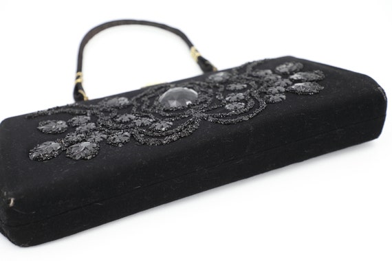 Caron Embellished Wool Handbag - image 6