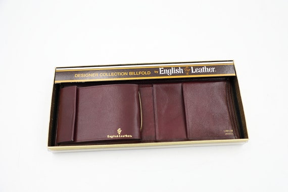 English Leather Billfold Wallet NIB - image 1