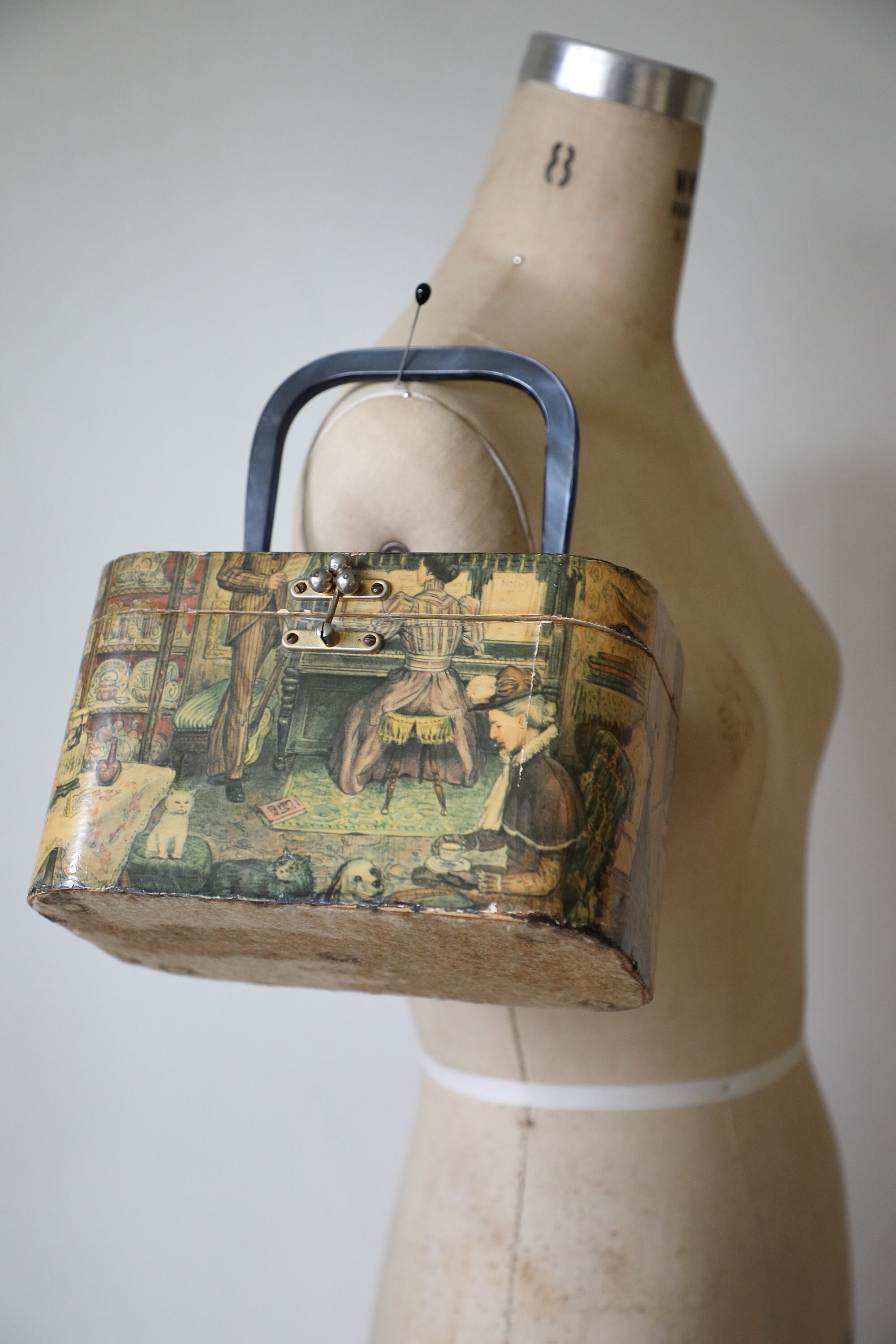 Anton Pieck Wood Box Purse Etsy