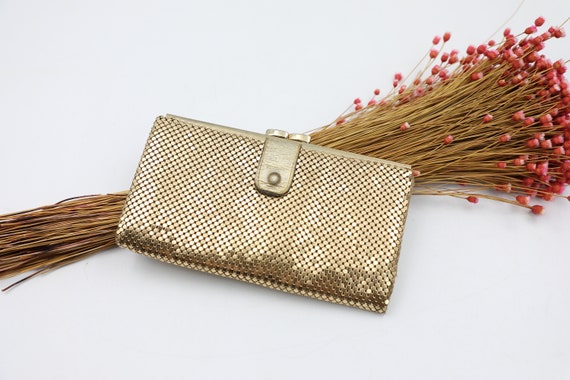 Whiting and Davis Gold Mesh Wallet - image 1