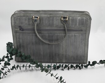 Eel Skin Briefcase - Etsy