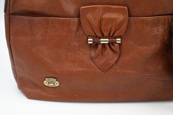 Etienne Aigner Brown Leather Handbag - image 3