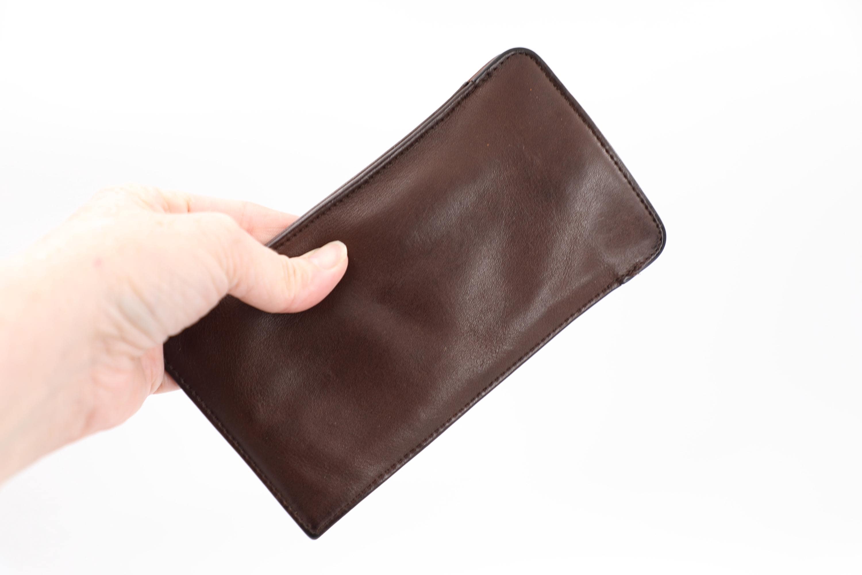 Coach Large Eyeglass Case 7220 | Mahogany Leather - Etsy