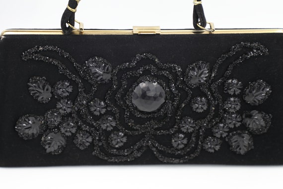 Caron Embellished Wool Handbag - image 2