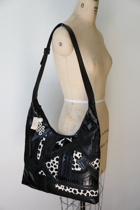 Sharif Patchwork Hobo Bag NOS