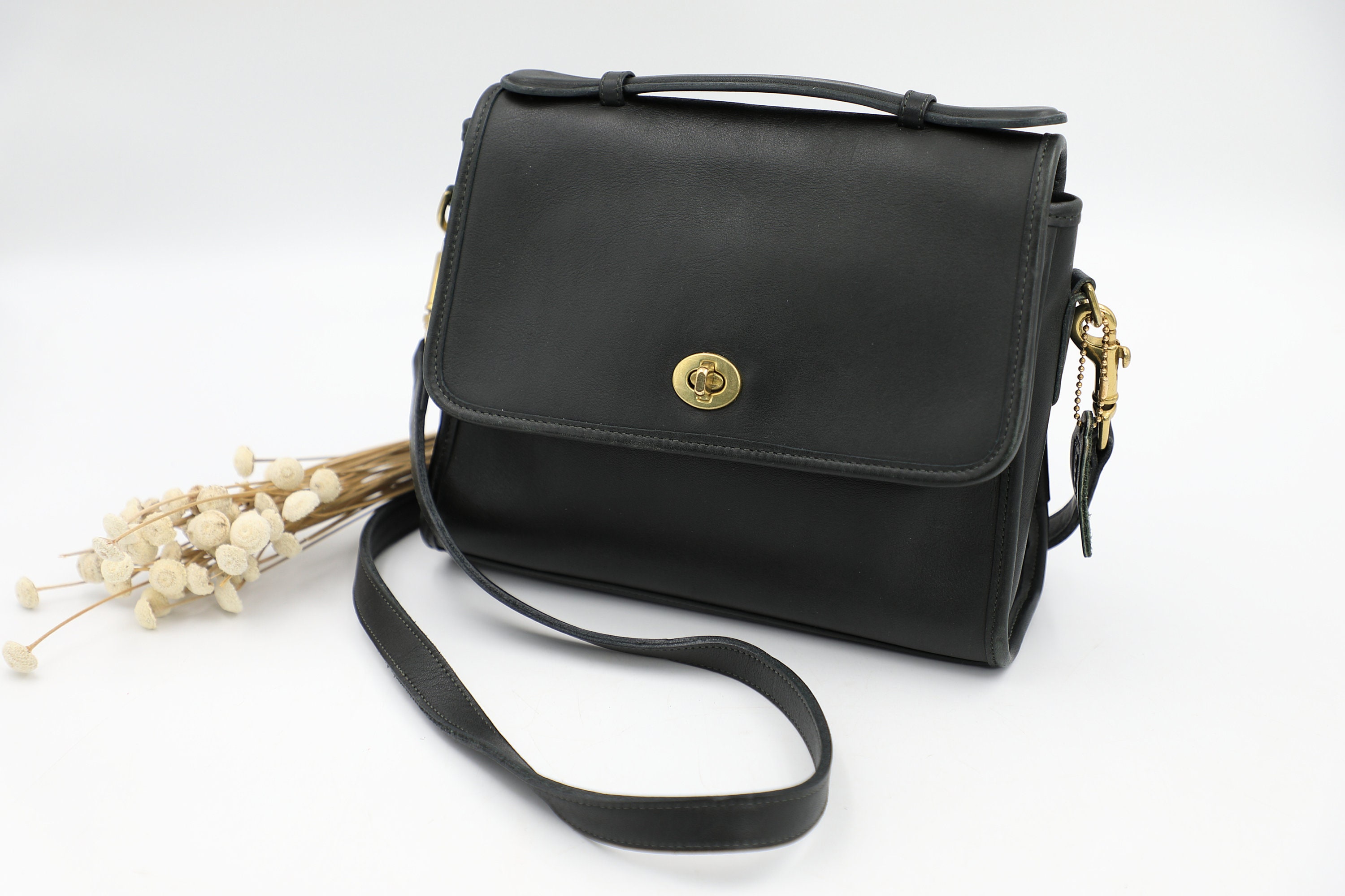 Coach Dark Green Court Bag 9870 - Etsy