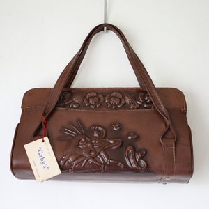 NWT Mexican Tooled Leather Handbag