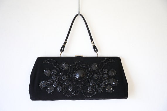 Caron Embellished Wool Handbag - image 9