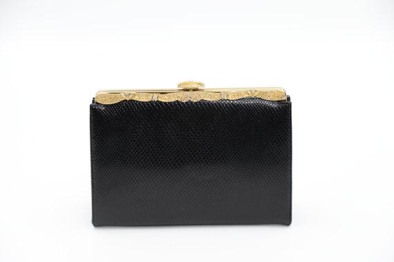 Ingber Lizard Embossed Clutch / Made in USA - image 1