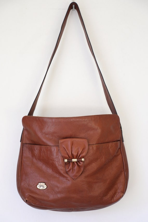 Etienne Aigner Brown Leather Handbag - image 2