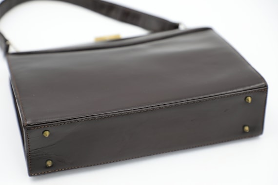 Vintage Hudson's Leather Handbag | Made in England - image 7