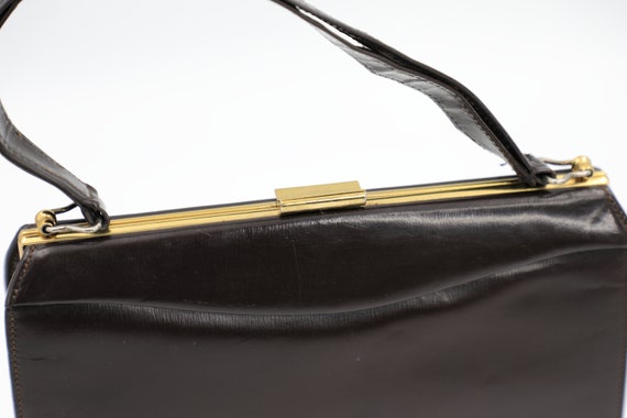 Vintage Hudson's Leather Handbag | Made in England - image 3