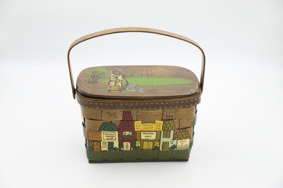 picnic basket purse - Gem