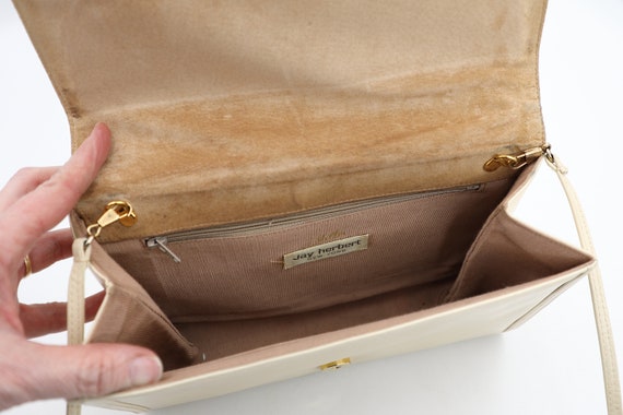 J. Miller Cream Clutch Handbag - image 9