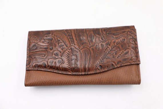 Amity Tooled Checkbook Wallet NWT - image 2