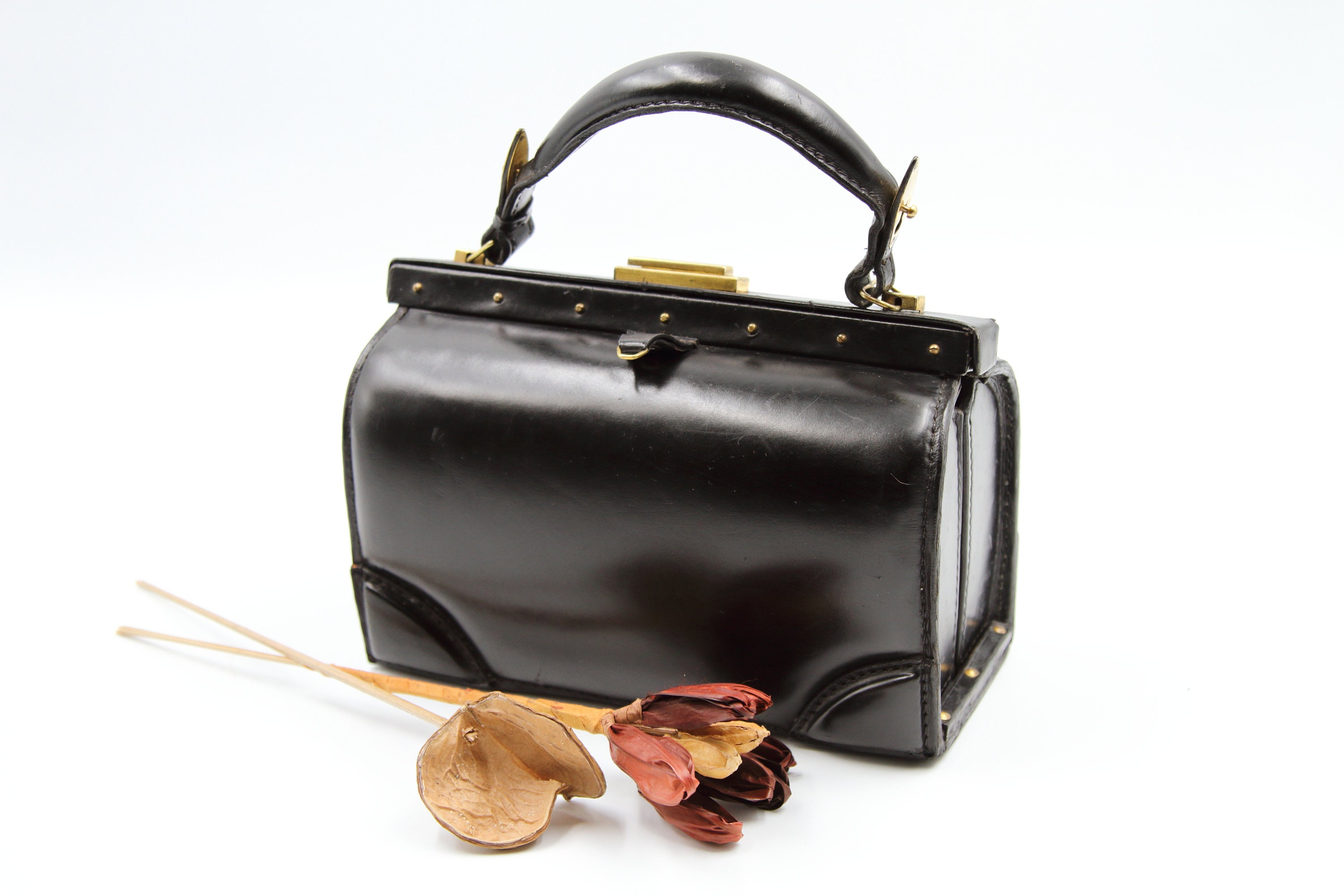 RESERVE--First Payment FERNANDE DESGRANGES 1950s Handbag / Saks Fifth  Avenue Box Purse / Made in France