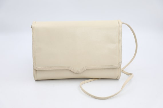 J. Miller Cream Clutch Handbag - image 4