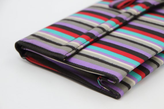 Striped Silk Lennox Clutch - image 4