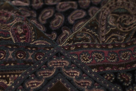 Vintage Carpetbag Velvet Clutch - image 4