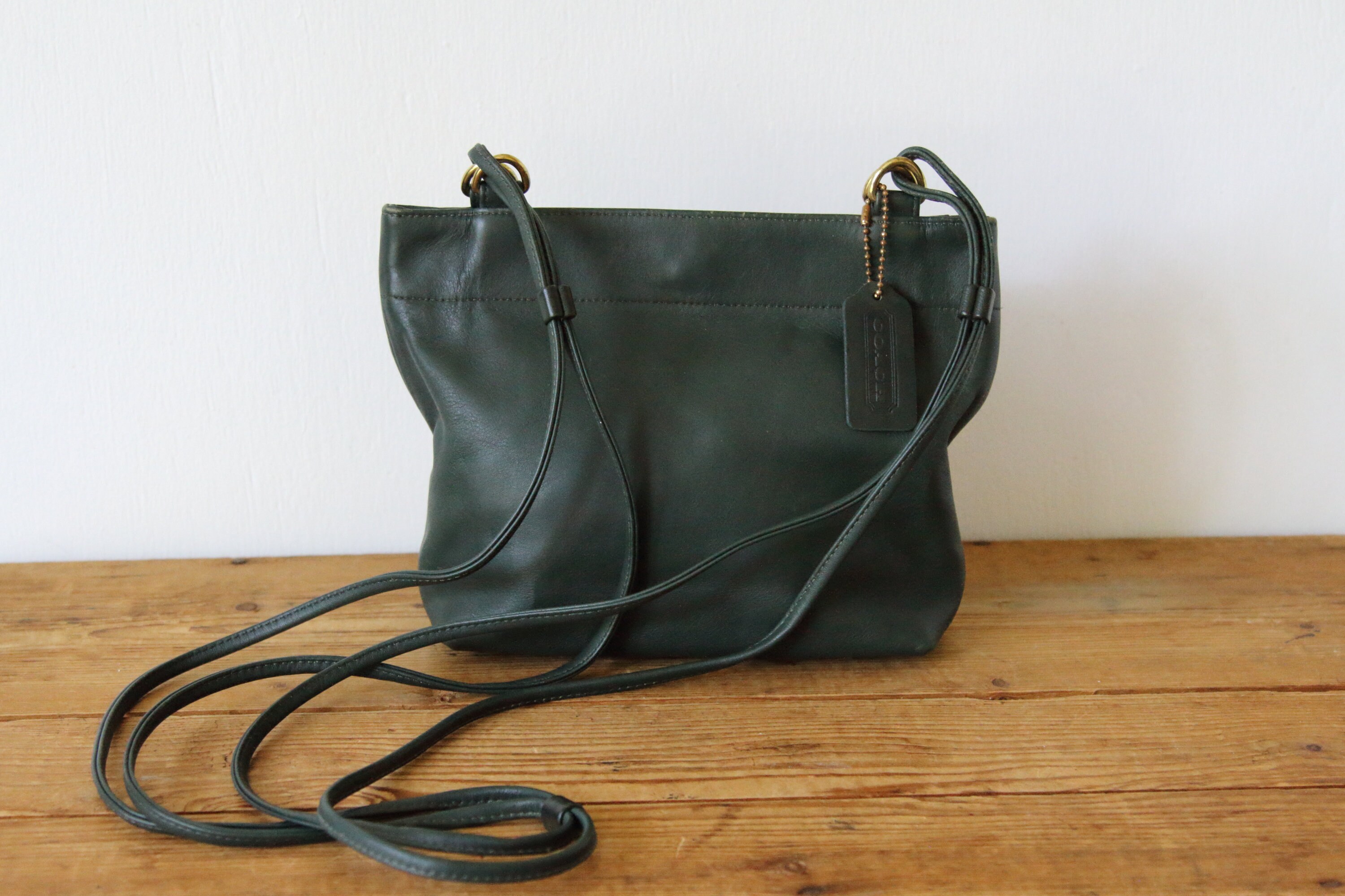 Vintage COACH Handbag / Coach Dixon Mini 4124 / Green