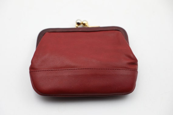 Coach Red Kisslock Coin Purse 6903 - image 3