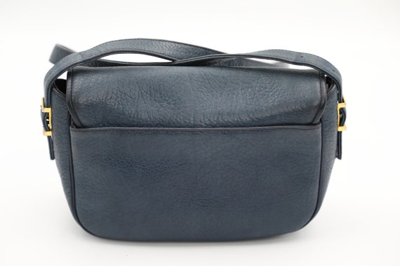 KORET Blue Leather Shoulder Bag - image 6