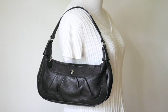 Clearancevintage ETIENNE AIGNER Hobo Handbag Black Pebble Leather Shoulder Bag Etienne Aigner Purse 040917 Etsy Ireland