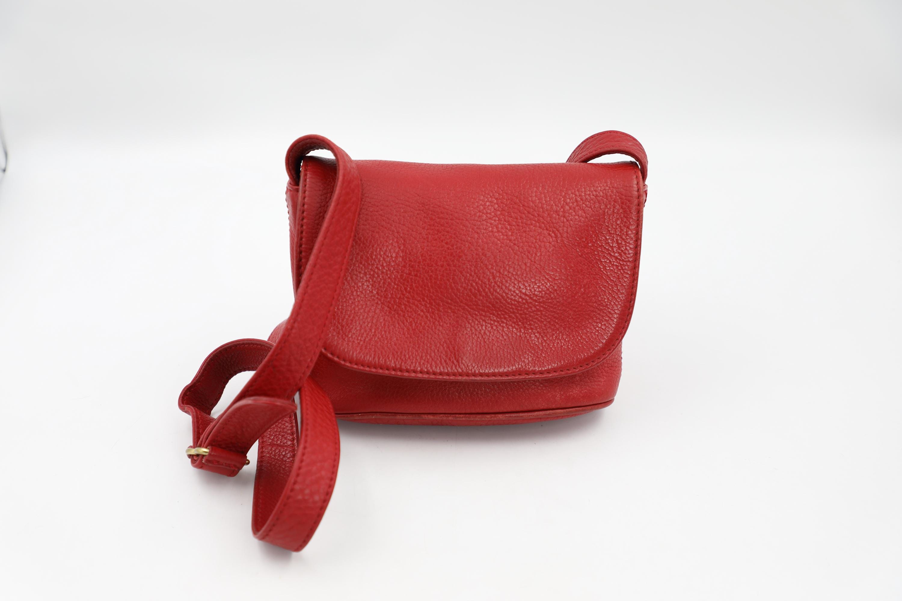 Vintage Red Coach Bag - Etsy