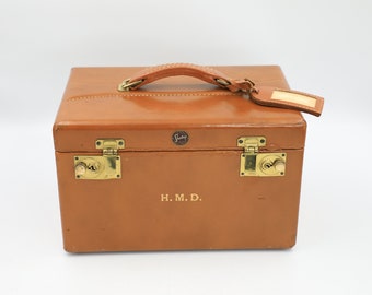 1940s/50s Shortrip Leather Train Case