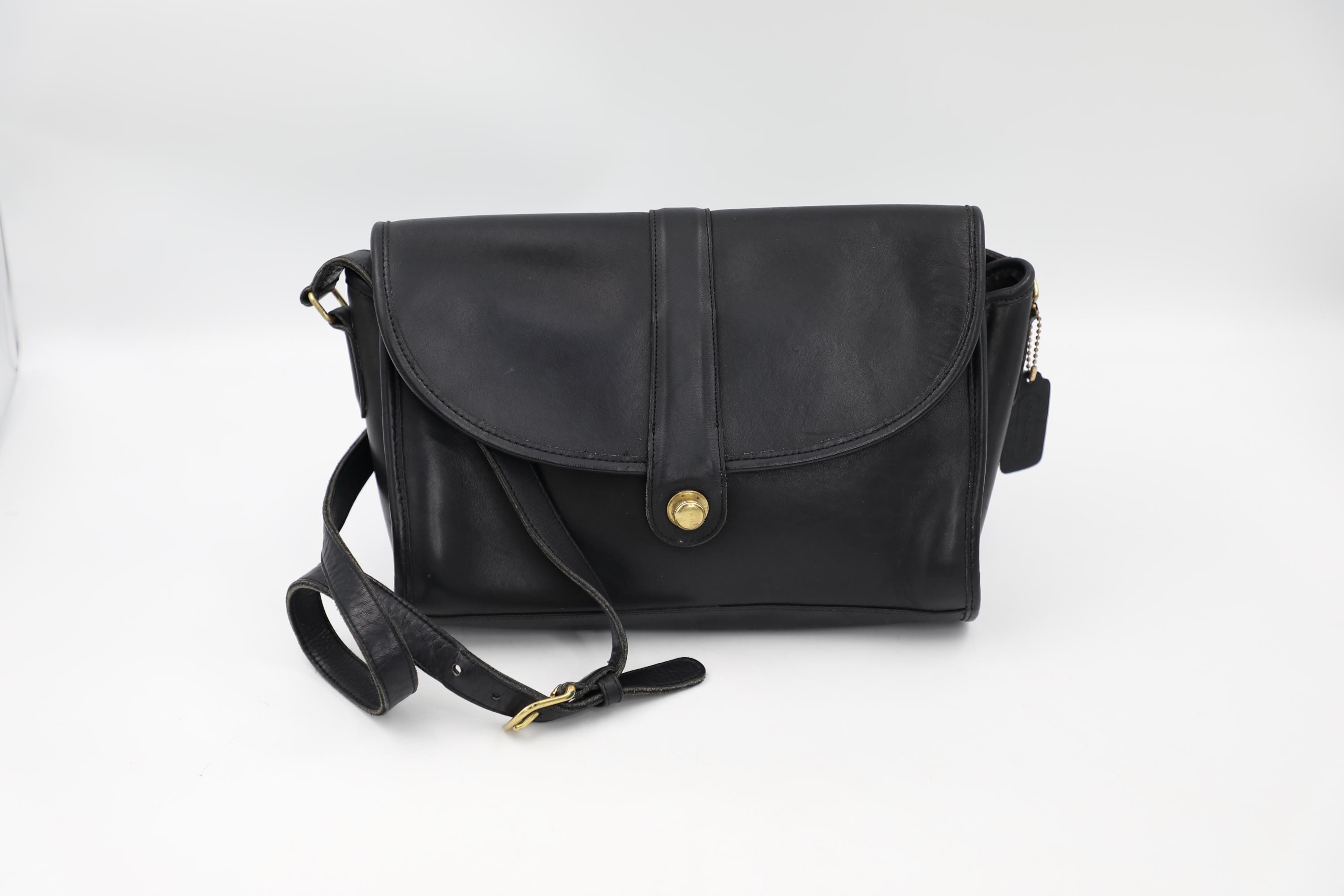 Vintage Coach City Bag Black - Etsy