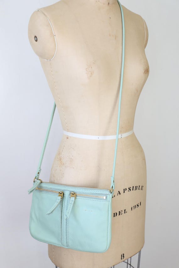 Fossil Mint Green Small Crossbody Bag - Mini Handbag  display picture 2