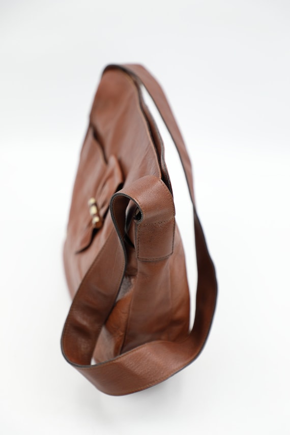 Etienne Aigner Brown Leather Handbag - image 6