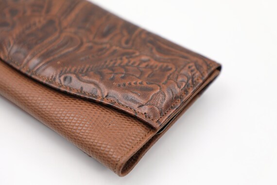 Amity Tooled Checkbook Wallet NWT - image 4