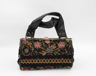 Carpet Bag Purse Vintage Tapestry Bag Etsy Ireland