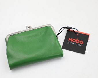 Hobo Small Green Bifold Wallet NWT