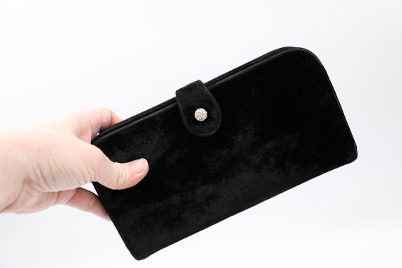 Garay Black Velvet Box Clutch - image 9