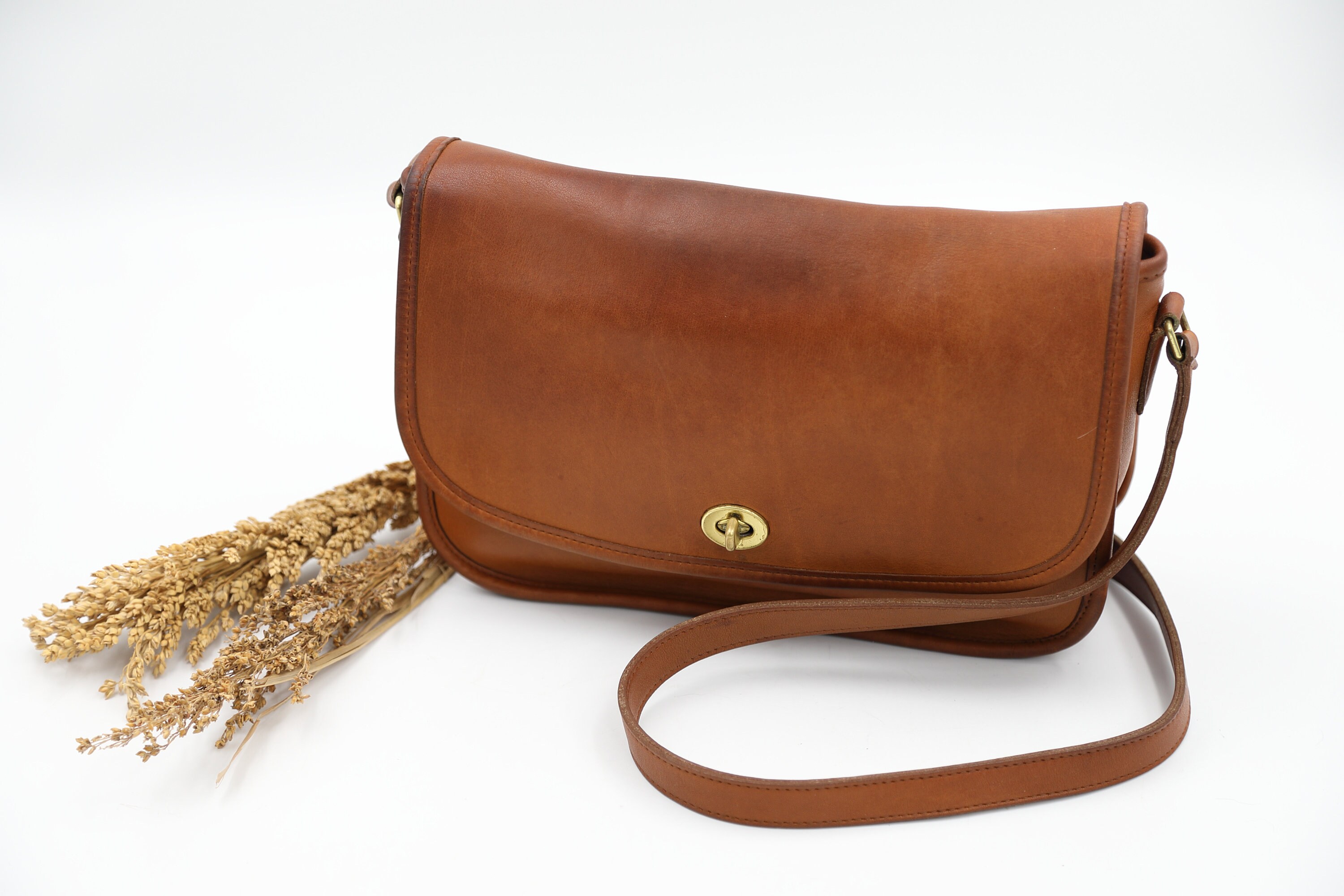 Vintage Coach British Tan City Bag 9790 - Etsy