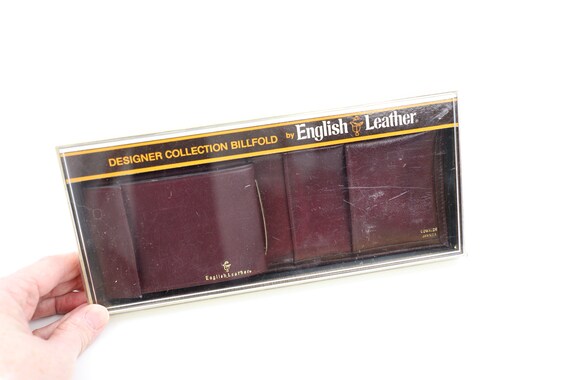 English Leather Billfold Wallet NIB - image 2