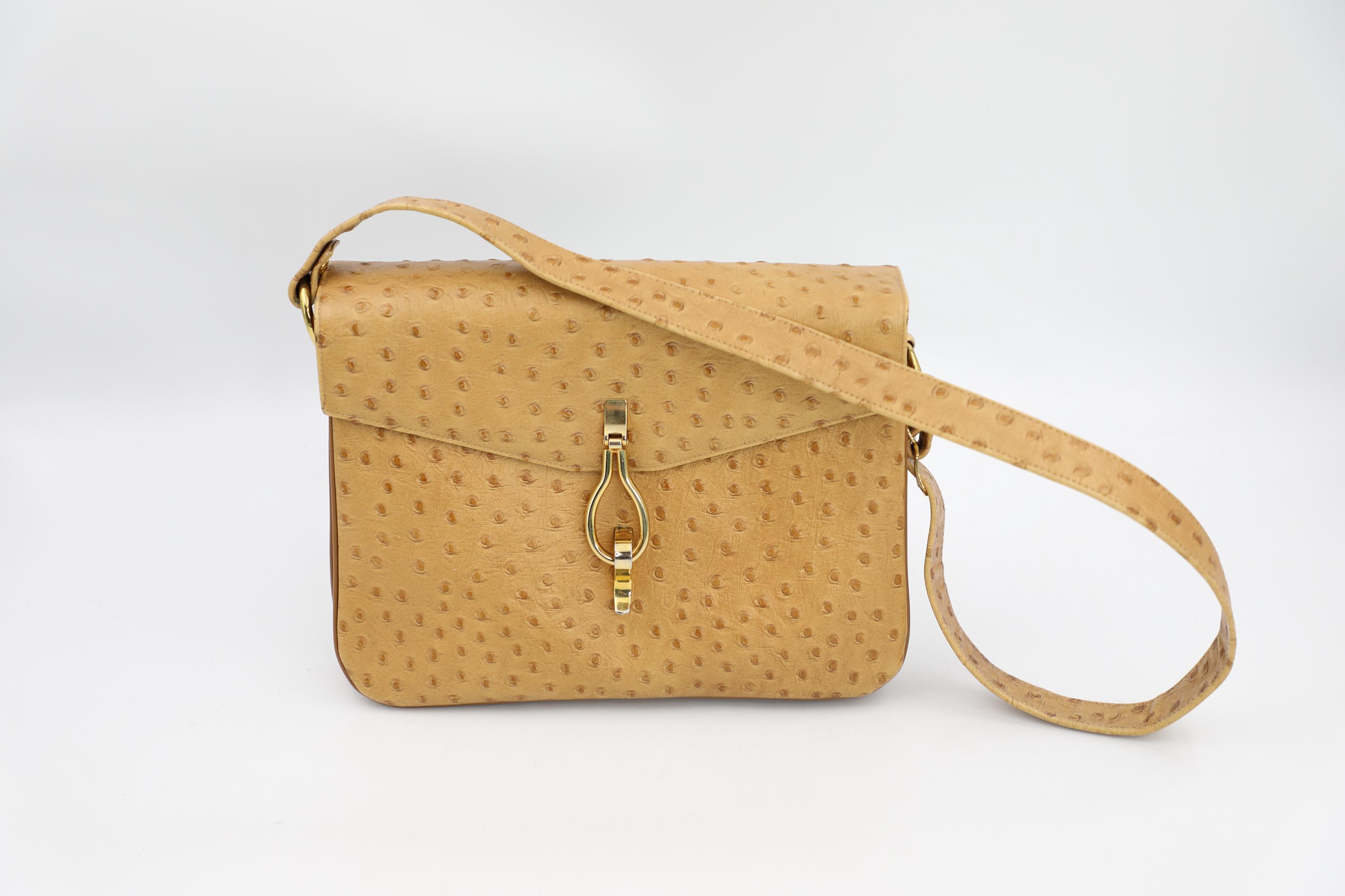 バッグ japanese label Y2K ostrich leather bag Vintage Ostrich Leather Handbag - Etsy