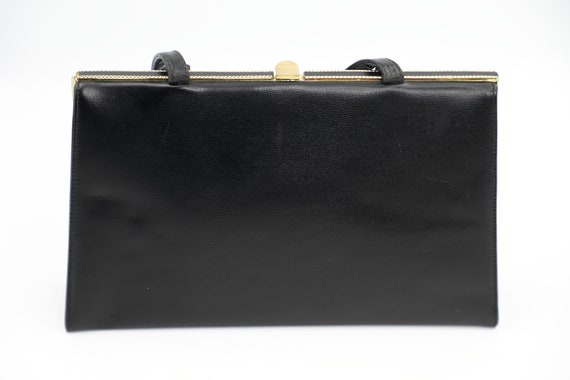 Vintage Etra Black Top Handle Bag - image 6