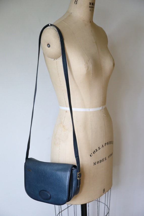 KORET Blue Leather Shoulder Bag - image 2