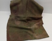 Olive Brown Hand Dyed Wool For Rug Hooking, Rug Braiding, Wool Applique and Fabric Art