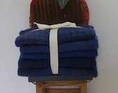 Hand Dyed Wool Bundle in VIOLET for Rug Hooking, Rug Braiding, Wool Quilts and Wool Applique